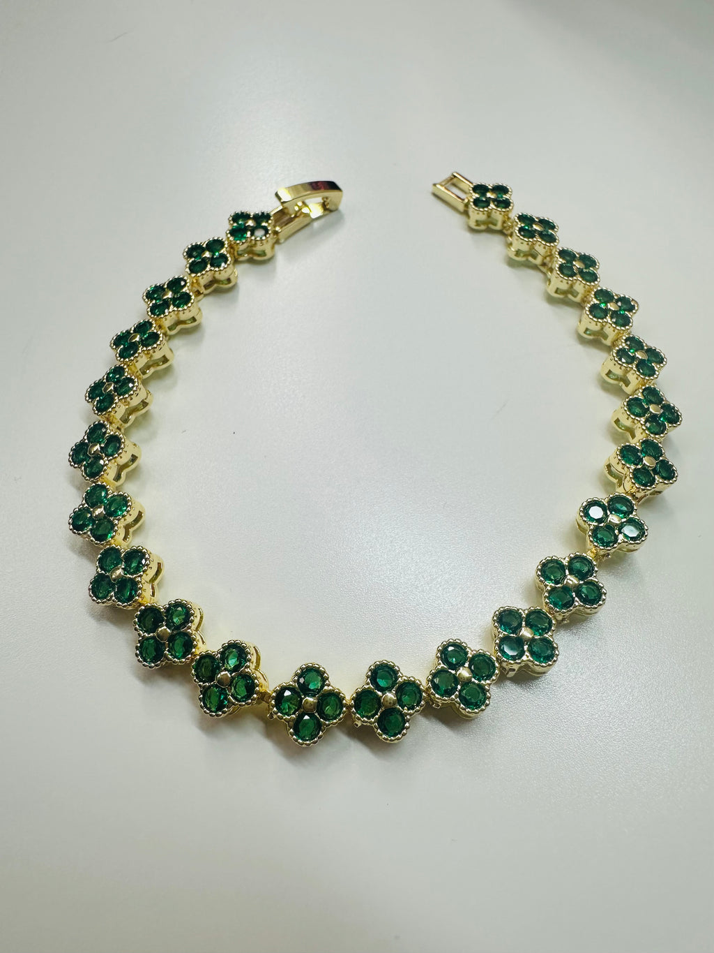 Flower zirconia crystal bracelets