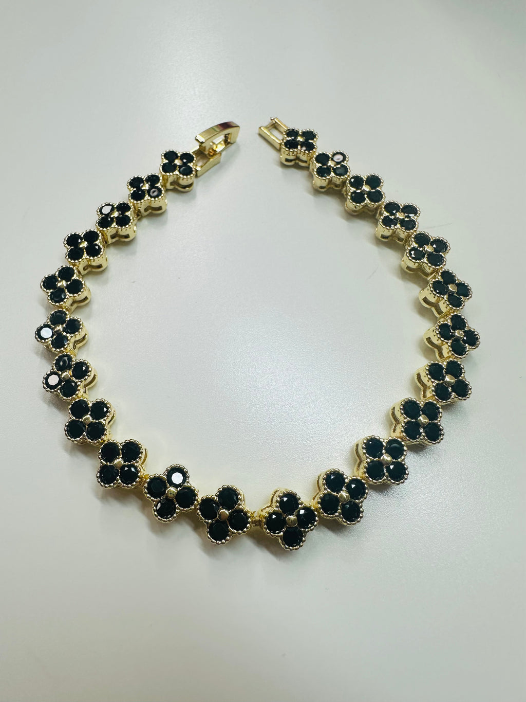 Flower zirconia crystal bracelets